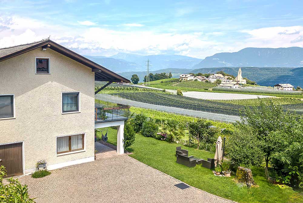 Weitblick Hof von hinten